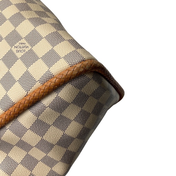 LOUIS VUITTON BEIGE DAMIER AZUR PROPRIANO MONOGRAM TOTE HANDBAG - Picture 6 of 13